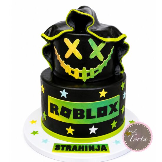 Roblox Neon Dragon torta