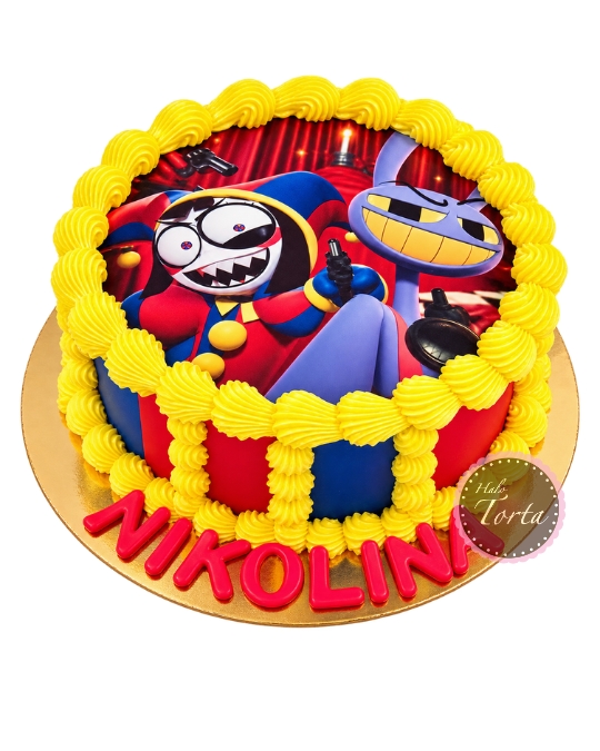 Čudesni digitalni cirkus torta