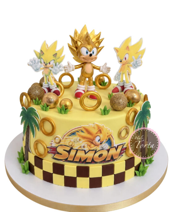 Zlatni Sonic torta