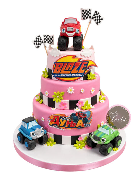 Blaze torta za devojčice