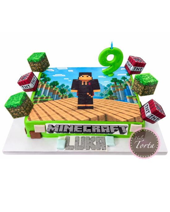 Minecraft jestiva slika Stiv u odelu