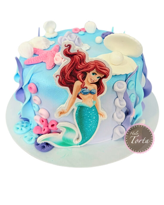 Torta Mala sirena Ariel