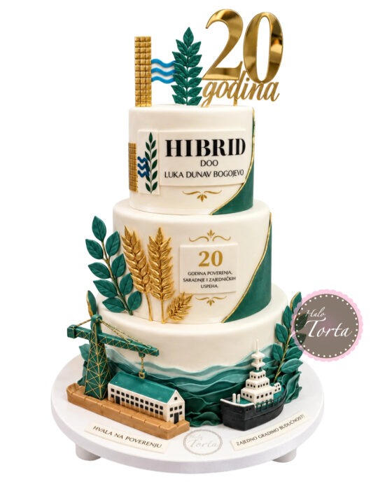 Torta za godišnjicu firme